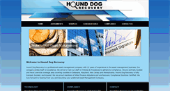 Desktop Screenshot of hounddogrecovery.com